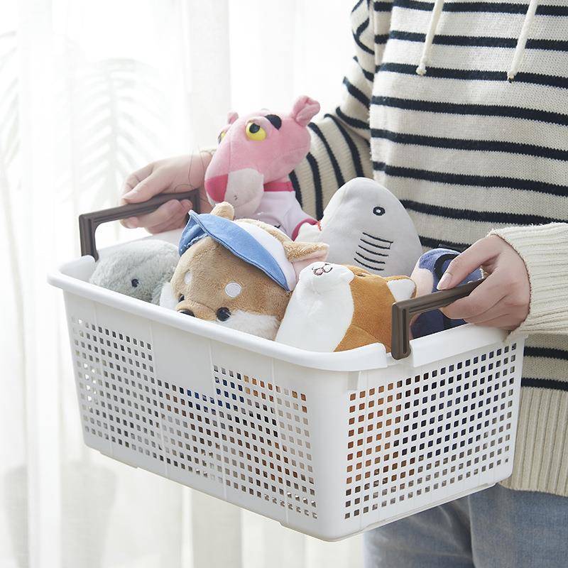 Food Storage Without Plastic - Japanischer Stil, ausgehöhlter Kunststoff-Aufbewahrungskorb, Badezimmerschrank, Organizer