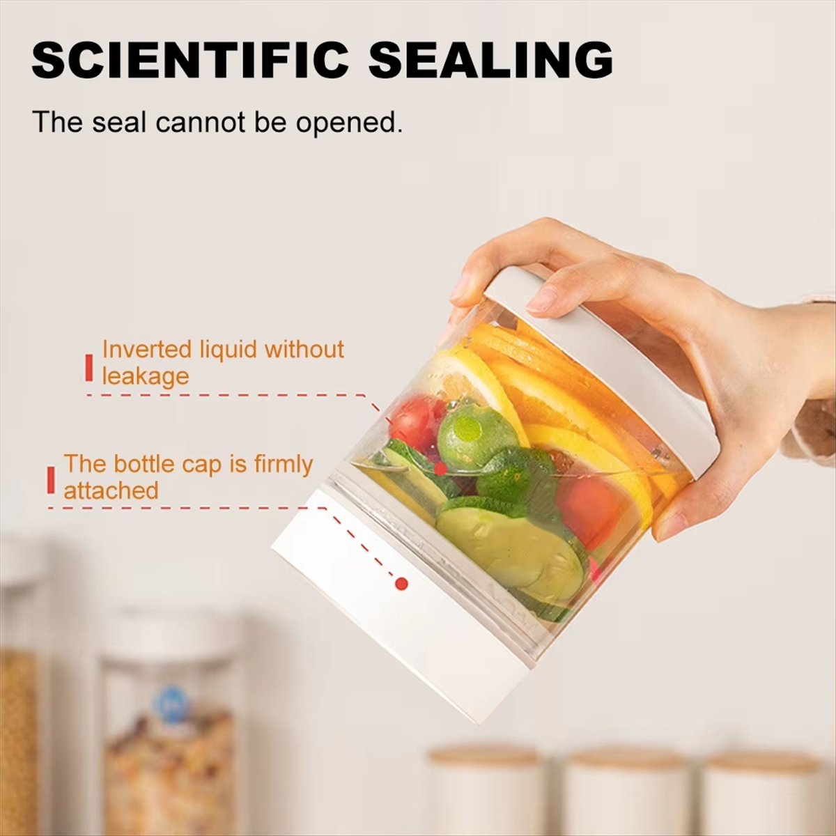 Food Storage Glass Containers Large - BESTBEWERTET~ Vakuum-Glasbehälter für Lebensmittelaufbewahrung - Wiederverwendbarer,