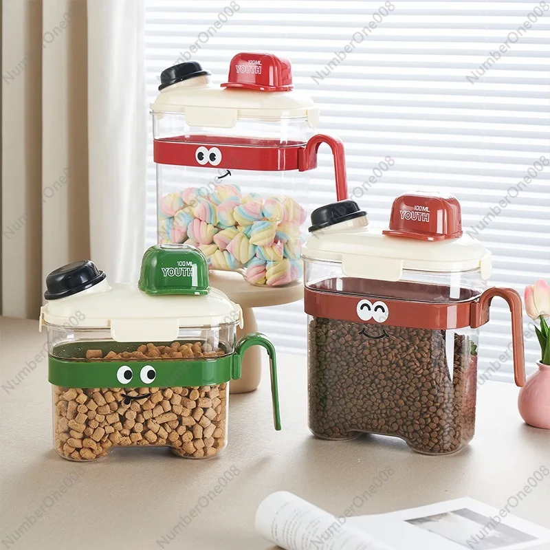 Food Storage For Dog - Katzenfutter-Aufbewahrungseimer, versiegelte Dose für Hundefutter, feuchtigkeitsbeständig,