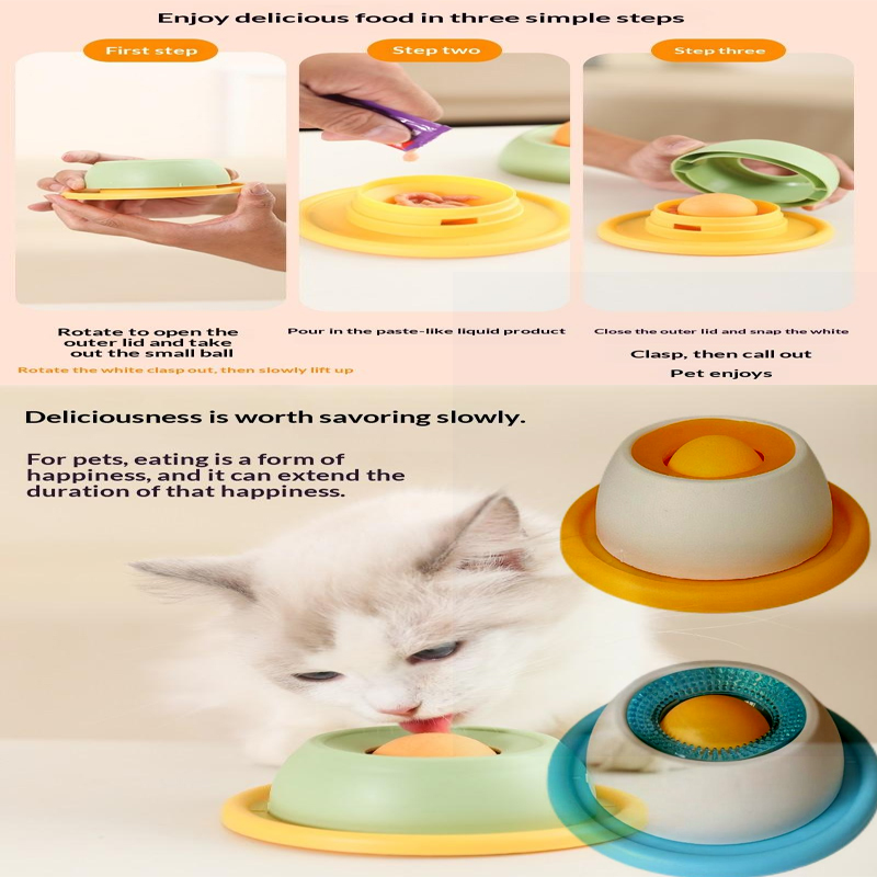 Food Storage Yogurt - 1 Stück Haustier-Leckmatte Joghurt-Leckplatte Slow Feeder