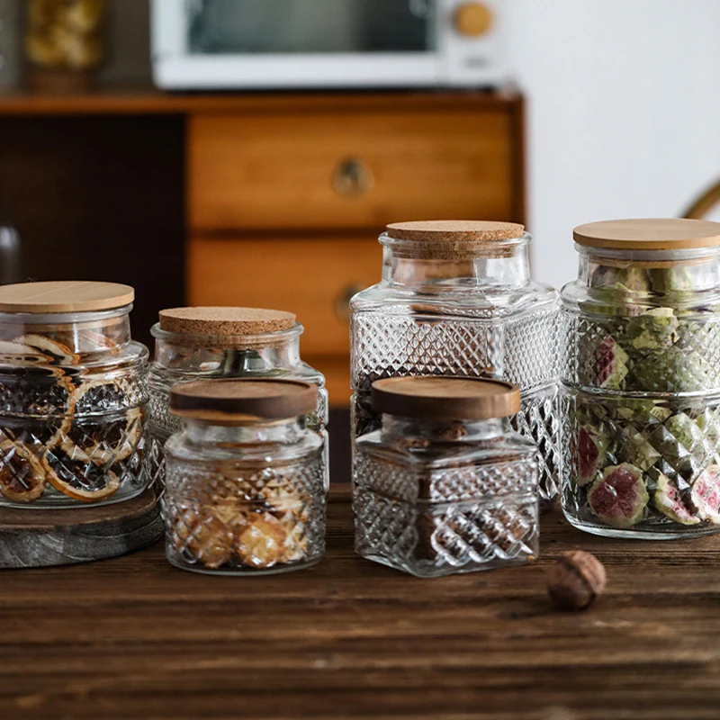 Food Storage Glass Containers Large - Versiegelter Glasbehälter mit großem Fassungsvermögen und