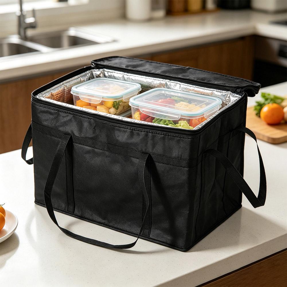 Food Storage Zipper Bags - Isolierte Thermotasche Große Kühltasche mit Reißverschluss