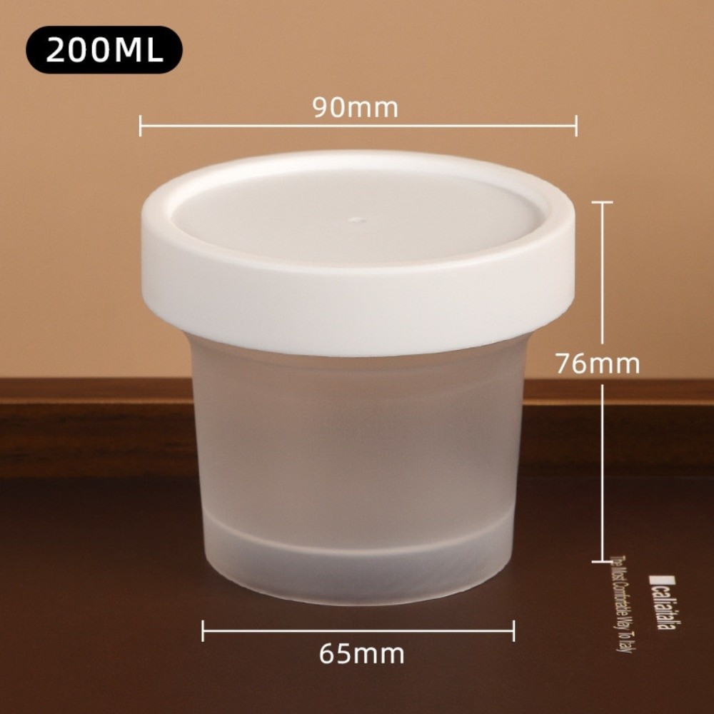 Food Storage Yogurt - 10 Stück transparente Joghurt-Pudding-Gläser mit Deckel,