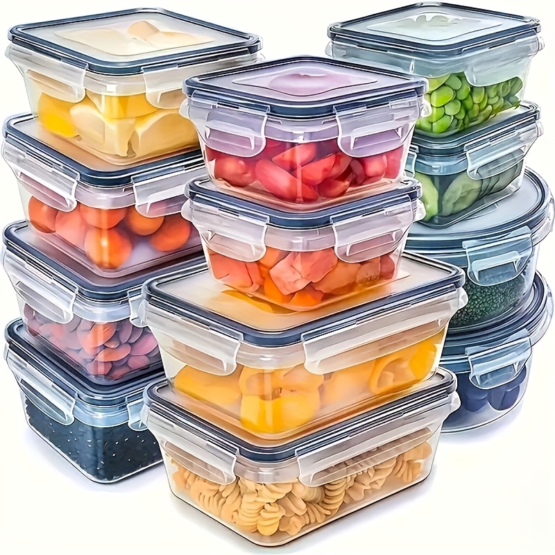 Food Storage Cupboard - 8-teiliges Set mit 4 Behältern und