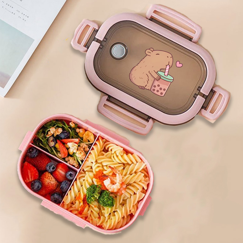 Food Storage And - Capybara Bento Lunchbox Anime Tiere Drucken