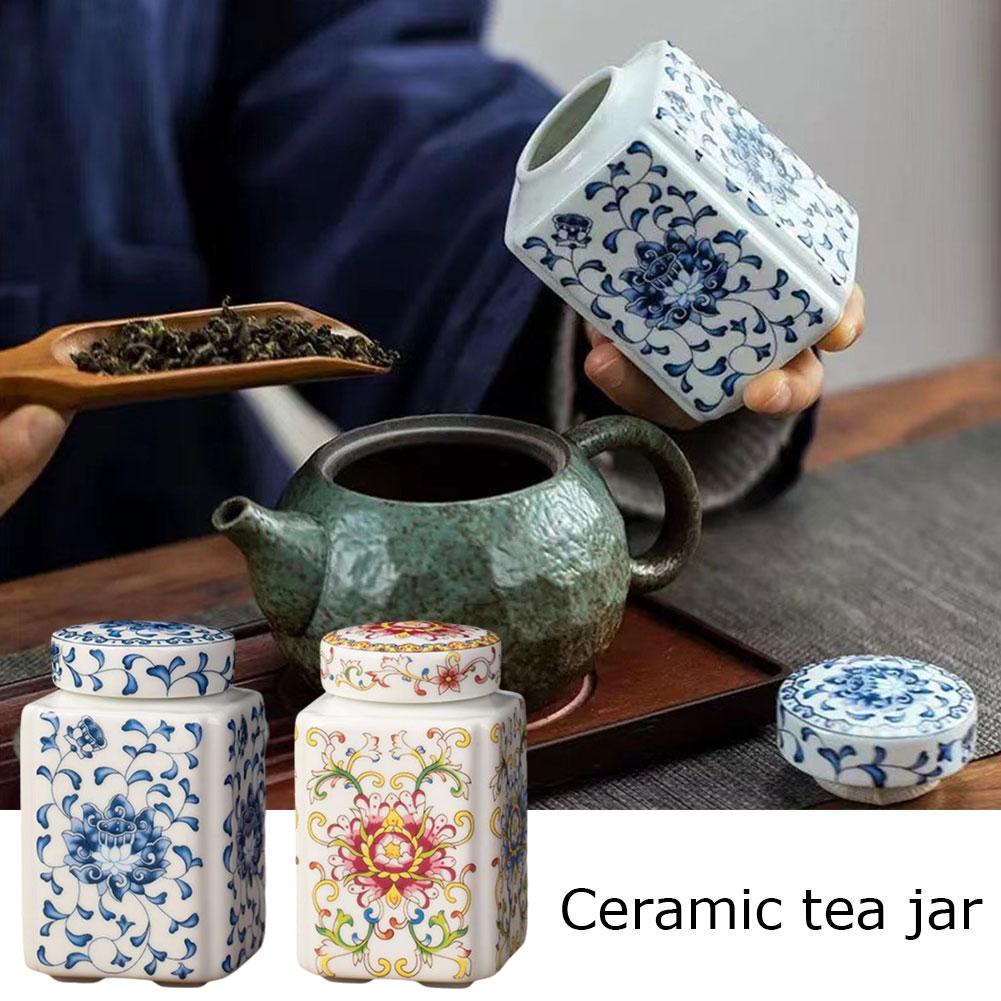 Food Storage Organization - Küchengewürz Keramik-Teekanne Traditionelles Chinesisch mit Deckel