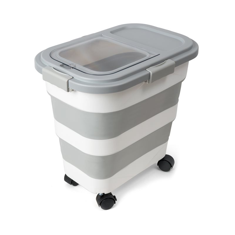 Food Storage With Wheels - A53Q-Lebensmittel-Aufbewahrungsbehälter 1 Stück Tierfutterbehälter Hundefutter mit