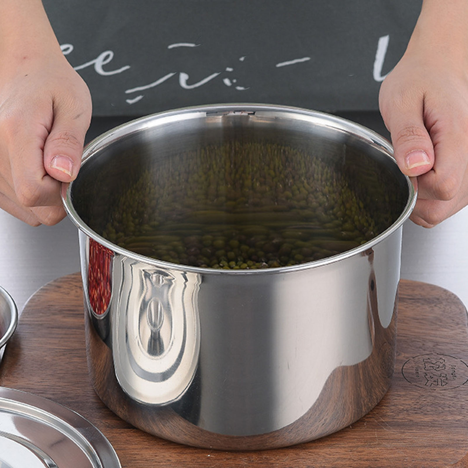 Herb Keeper Container - Schmortopf, Suppentopf, Edelstahl, leicht zu reinigen,