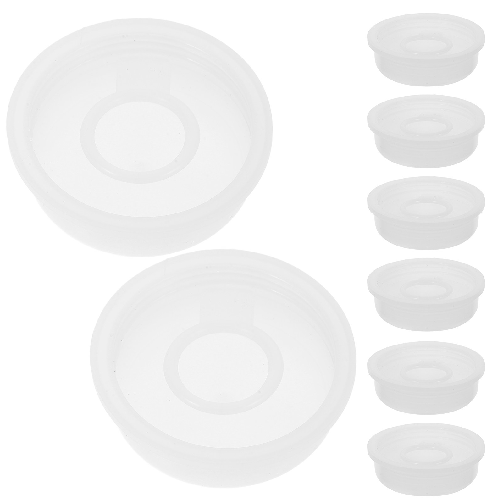 Food Storage And - 10 Stück Kunststoff-Chemikalieneimerdeckel mit Dichtungsring, 20-25L,