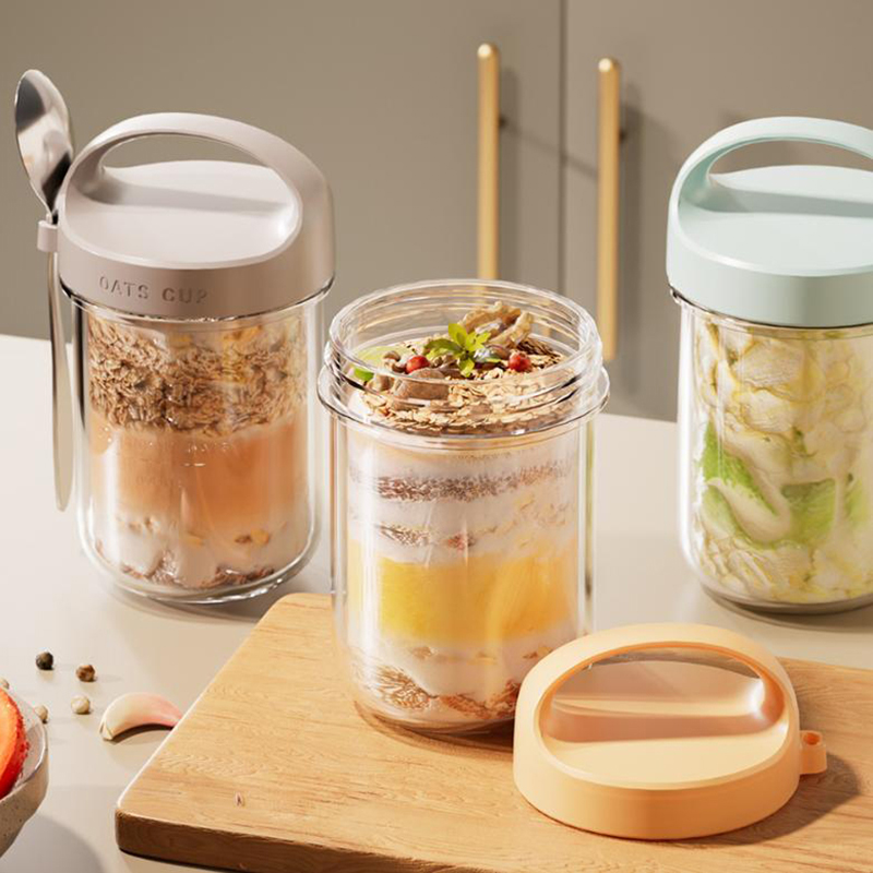 Food Storage Yogurt - バCC11 Sigur430ML Frühstücksbecher Haferflocken Müsli Nuss