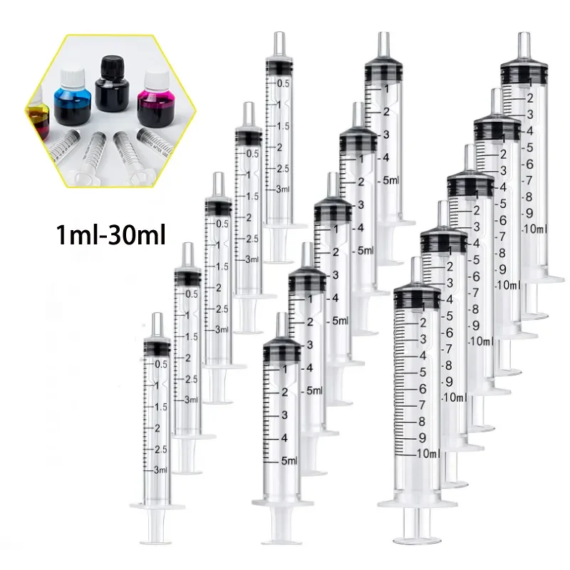 Food Storage Without Plastic - 5ml/10ml Einwegspritzen, Spritzen ohne Nadel, Klebespritzen,
