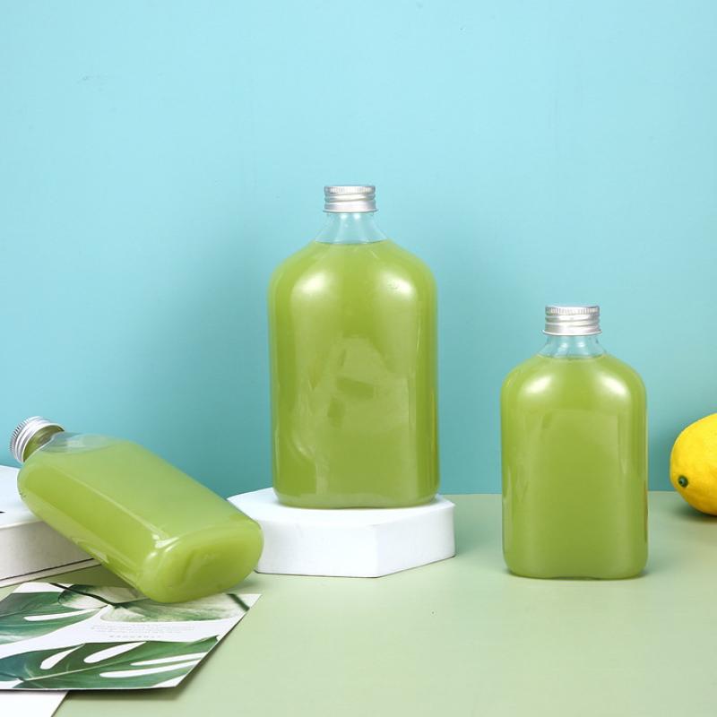 Food Storage Without Plastic - 1 Stück Plastik-Milchtee-Getränkeflasche zum Mitnehmen, Kaffee-Milchtee-Bar-Zubehör,