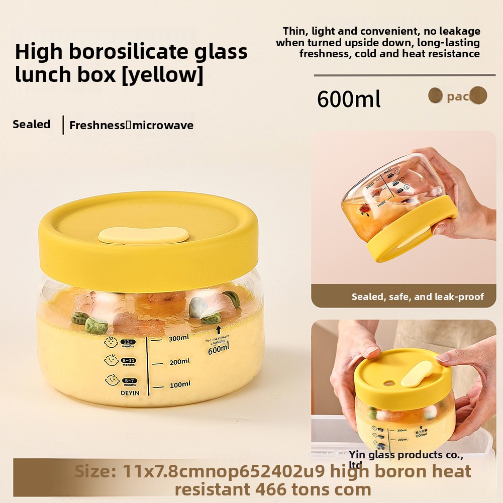 Food Storage Cupboard - Frischhaltedose aus Glas, luftdicht, auslaufsicher, Futternapf,