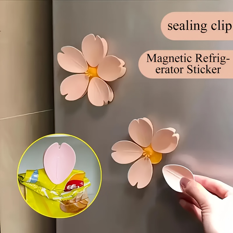 Food Storage In Plants - Sakura Magnetischer Clip, kreatives Küchenhelfer, multifunktionales