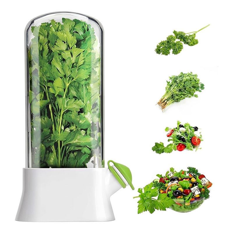 A23E-Frischer Kräuterbehälter  – Herb Keeper Container Bewertung und Preis