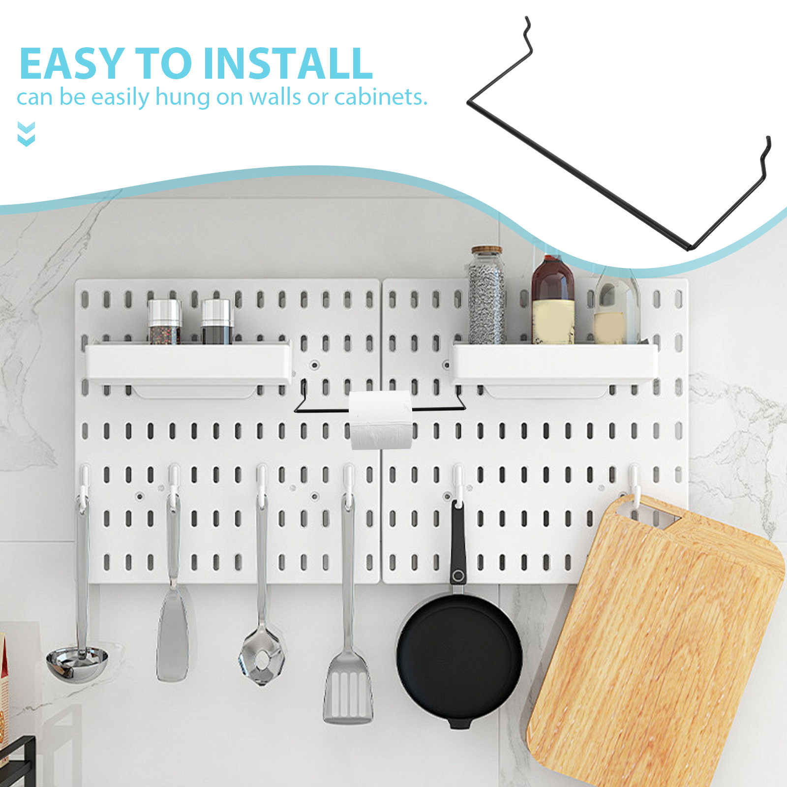 Metall-Lochplattenhalter für K – Food Storage Rack For Kitchen Bewertung und Preis