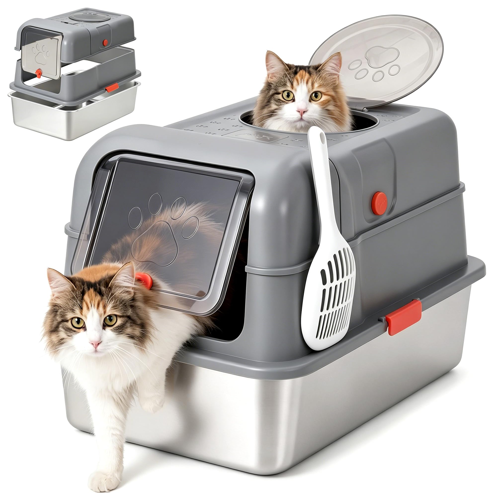 Geschlossene Katzentoilette au – Food Storage Xl Bewertung und Preis