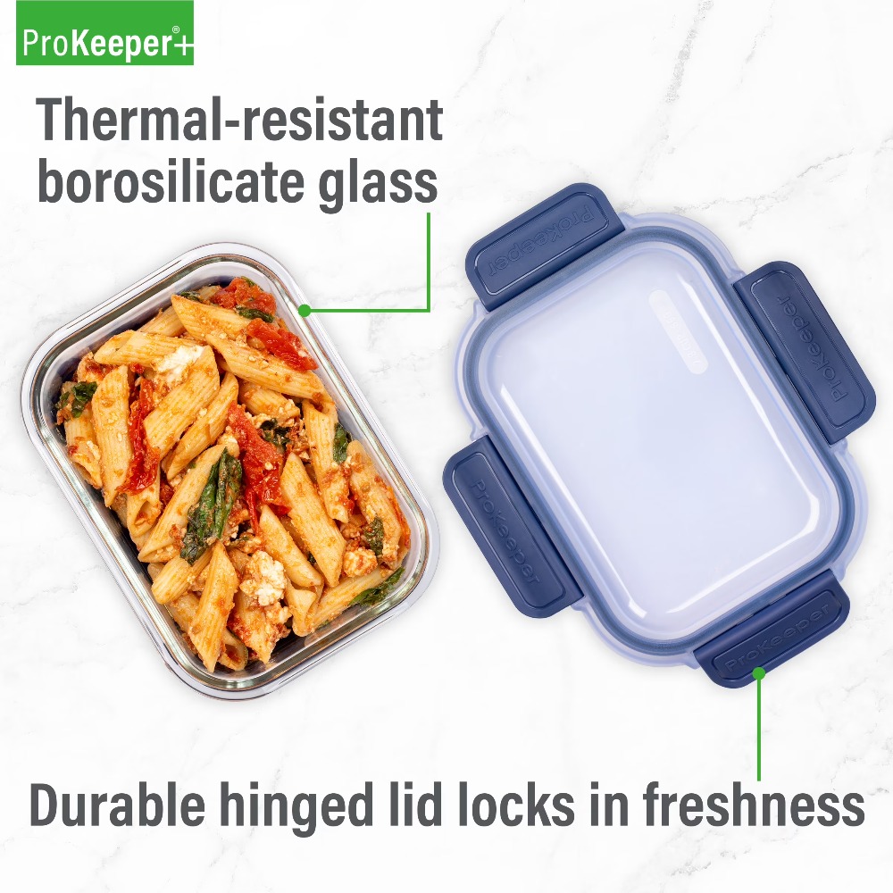 2,8-Cup Glas-Lebensmittelbehäl – Food Storage Organization Bewertung und Preis
