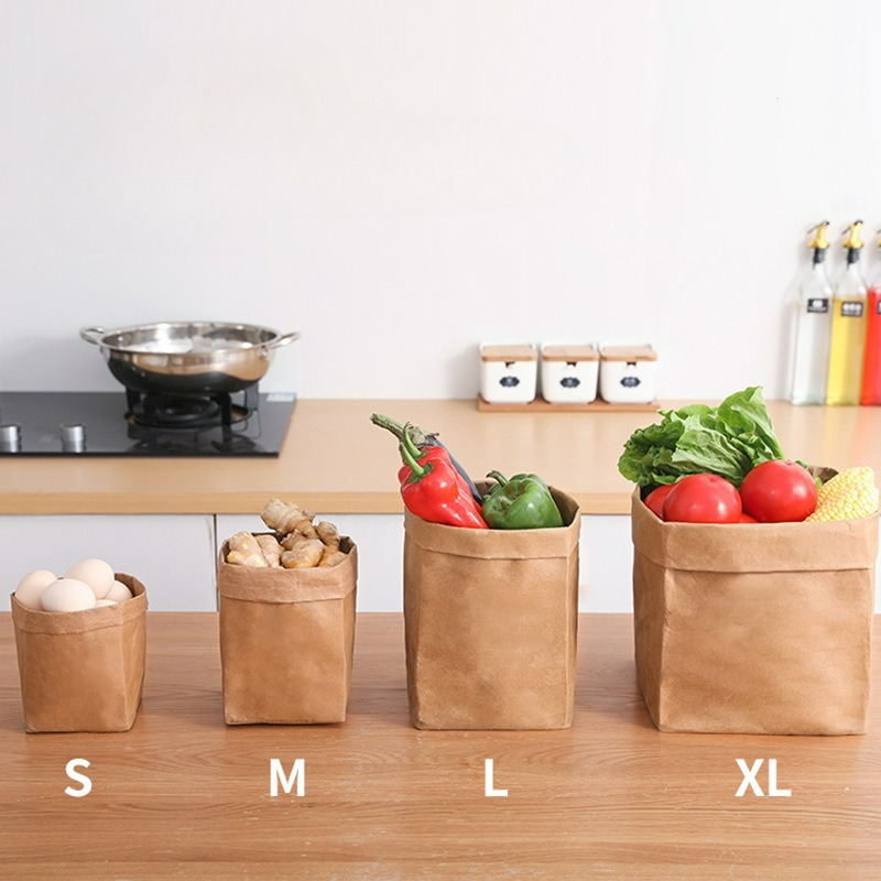 Kraftpapiertüten, waschbare Pa – Food Storage In Plants Bewertung und Preis