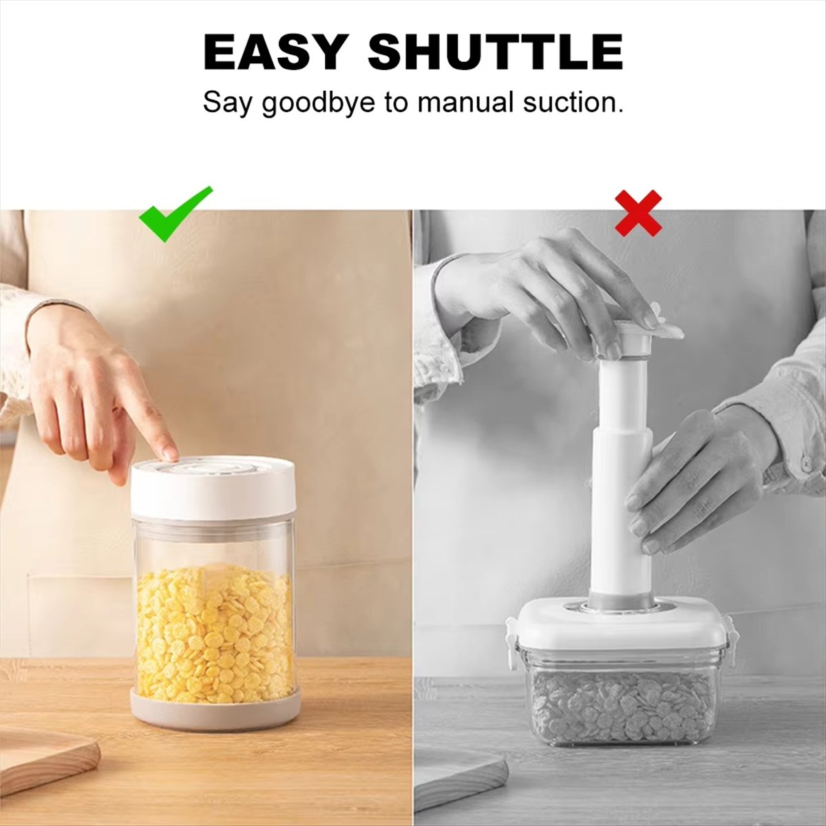 BESTBEWERTET~ Vakuum-Glasbehäl – Food Storage Glass Containers Large Bewertung und Preis
