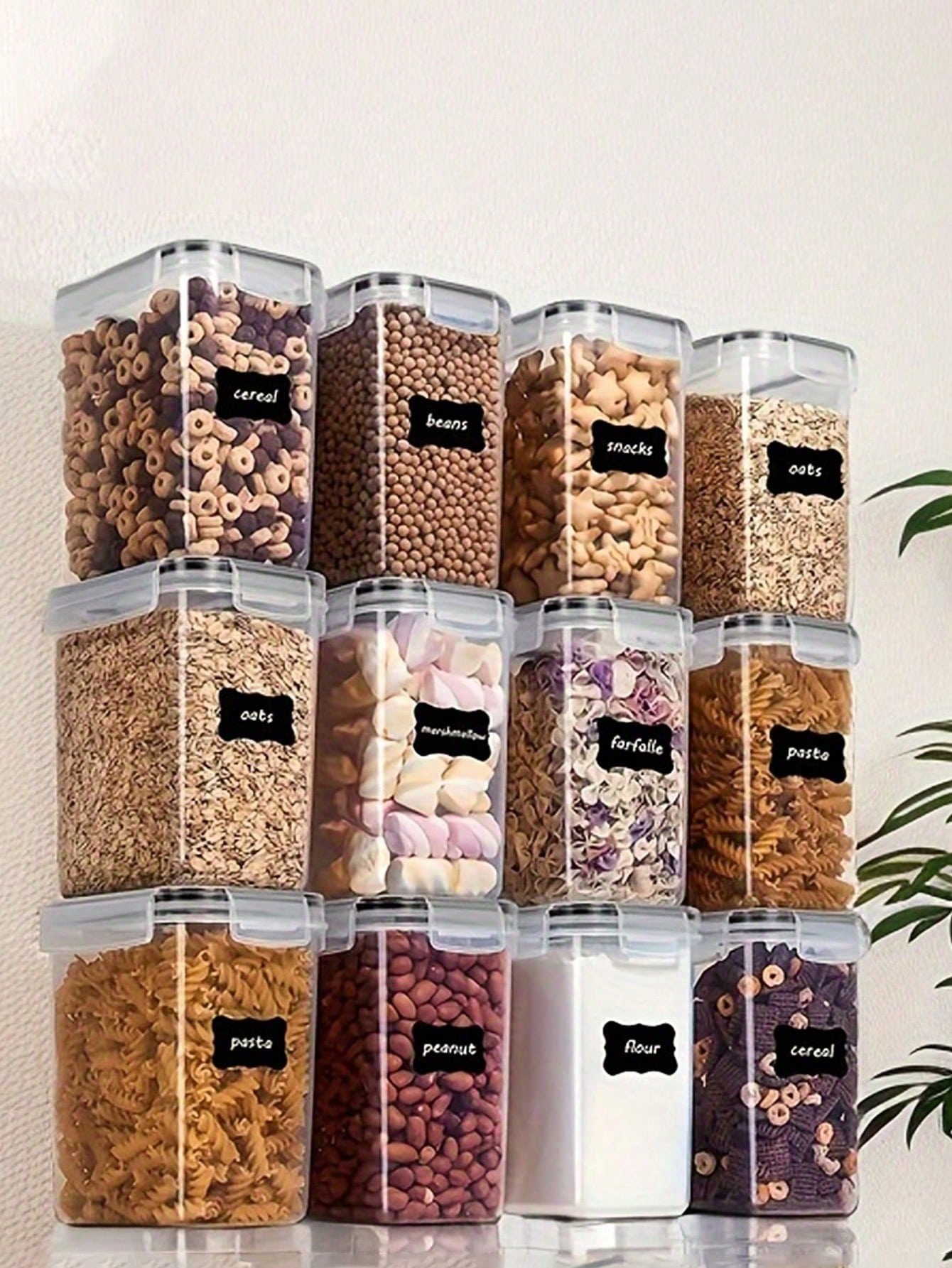 48 Stück luftdichte Lebensmitt – Food Storage Organization Bewertung und Preis
