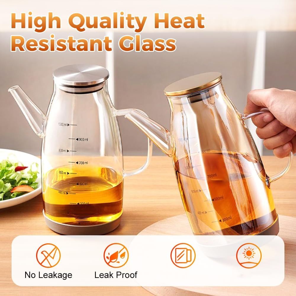 Ölspenderflasche in Lebensmitt – Food Storage Glass Containers Large Bewertung und Preis