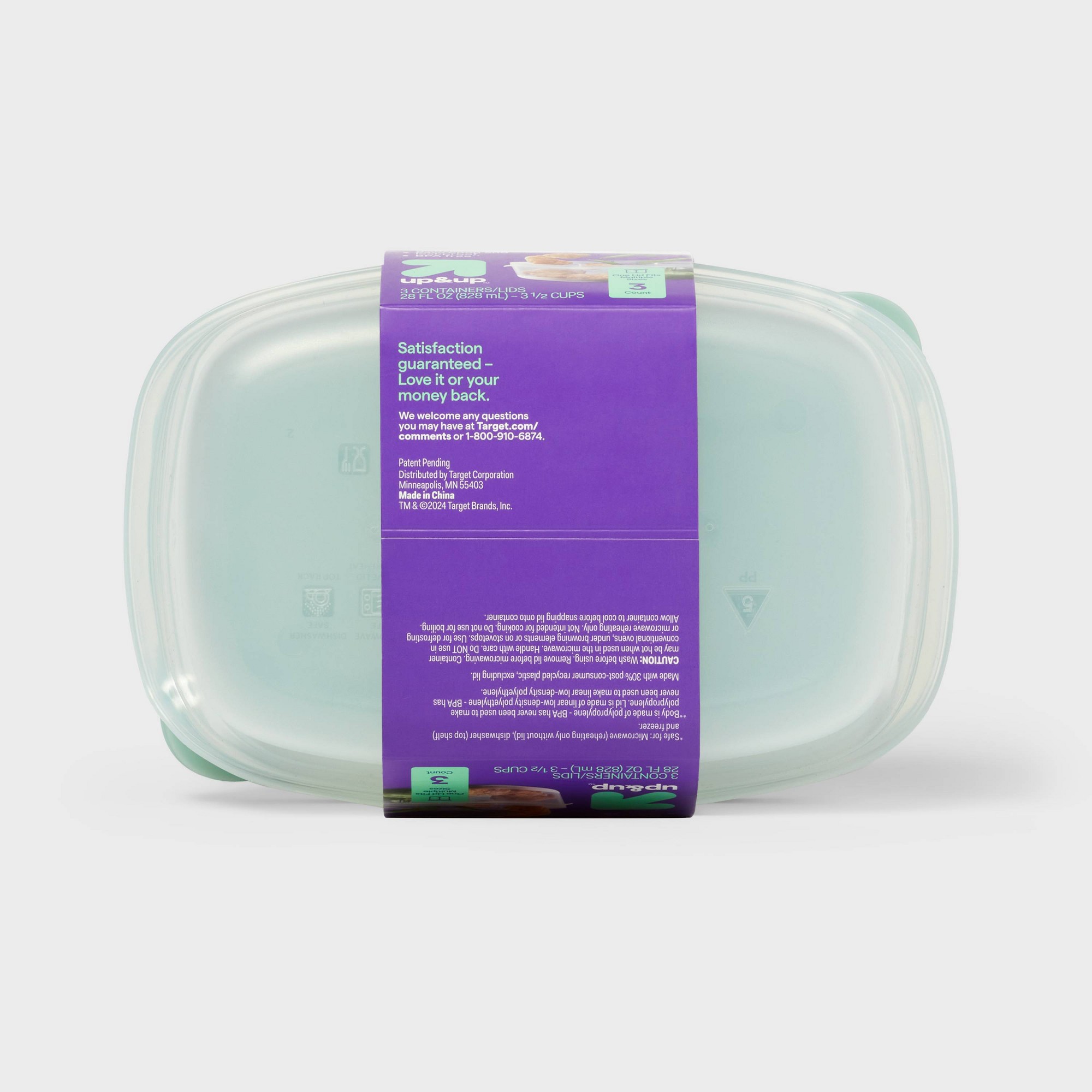 3-teilige durchsichtige Kunsts – Food Storage Organization Bewertung und Preis