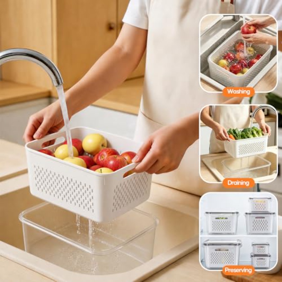 Obst-Aufbewahrungsbehälter für – Food Storage Organization Bewertung und Preis