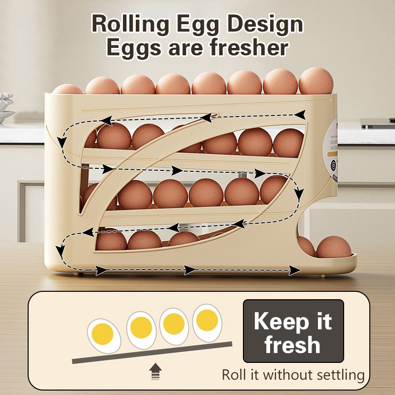 4-lagiger automatischer rollen – Food Storage Rack For Kitchen Bewertung und Preis