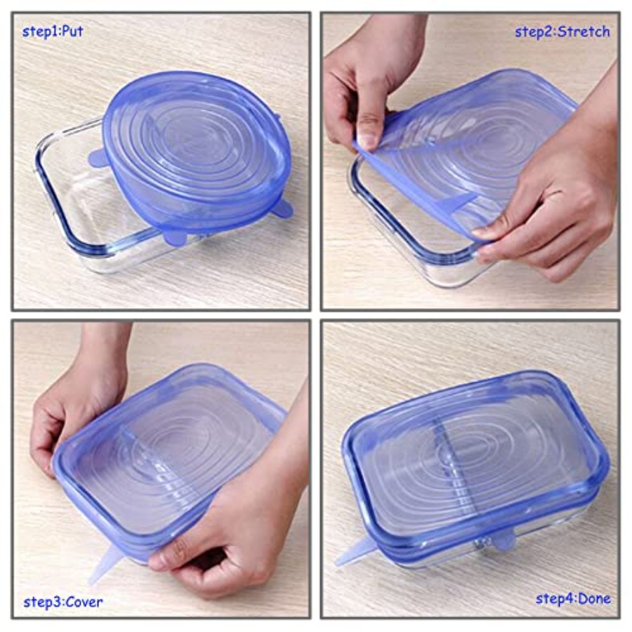 12-teiliges Set Silikon-Stretc – Silicone Stretch Lid Bewertung und Preis