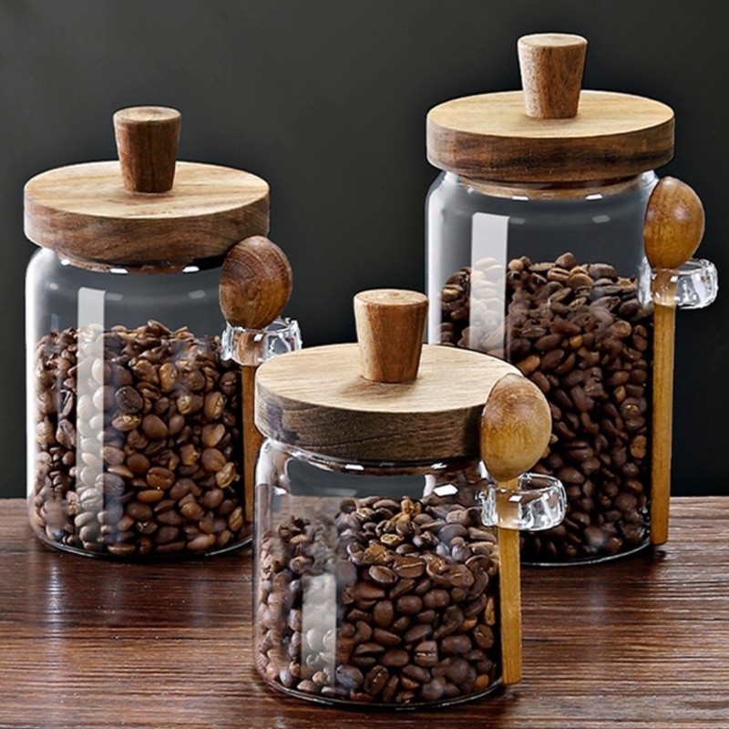 ABJI-Glasbehälter mit Holzdeck – Food Storage Glass Container Set Bewertung und Preis