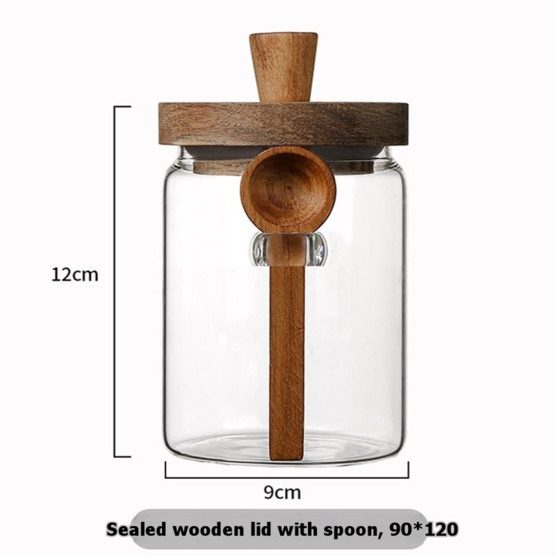 ABJI-Glasbehälter mit Holzdeck – Food Storage Glass Container Set Bewertung und Preis
