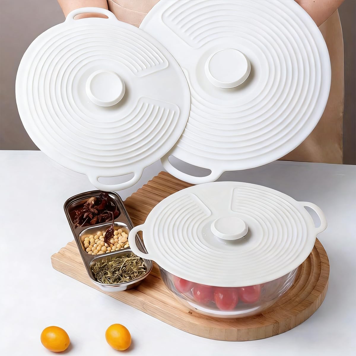 3-teiliger Universeller Siliko – Silicone Stretch Lid Bewertung und Preis
