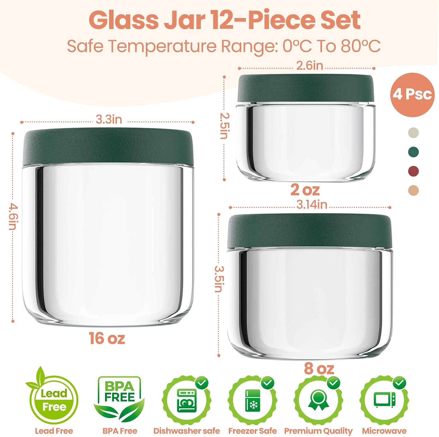 12er-Pack Overnight-Oats-Behäl – Food Storage Yogurt Bewertung und Preis