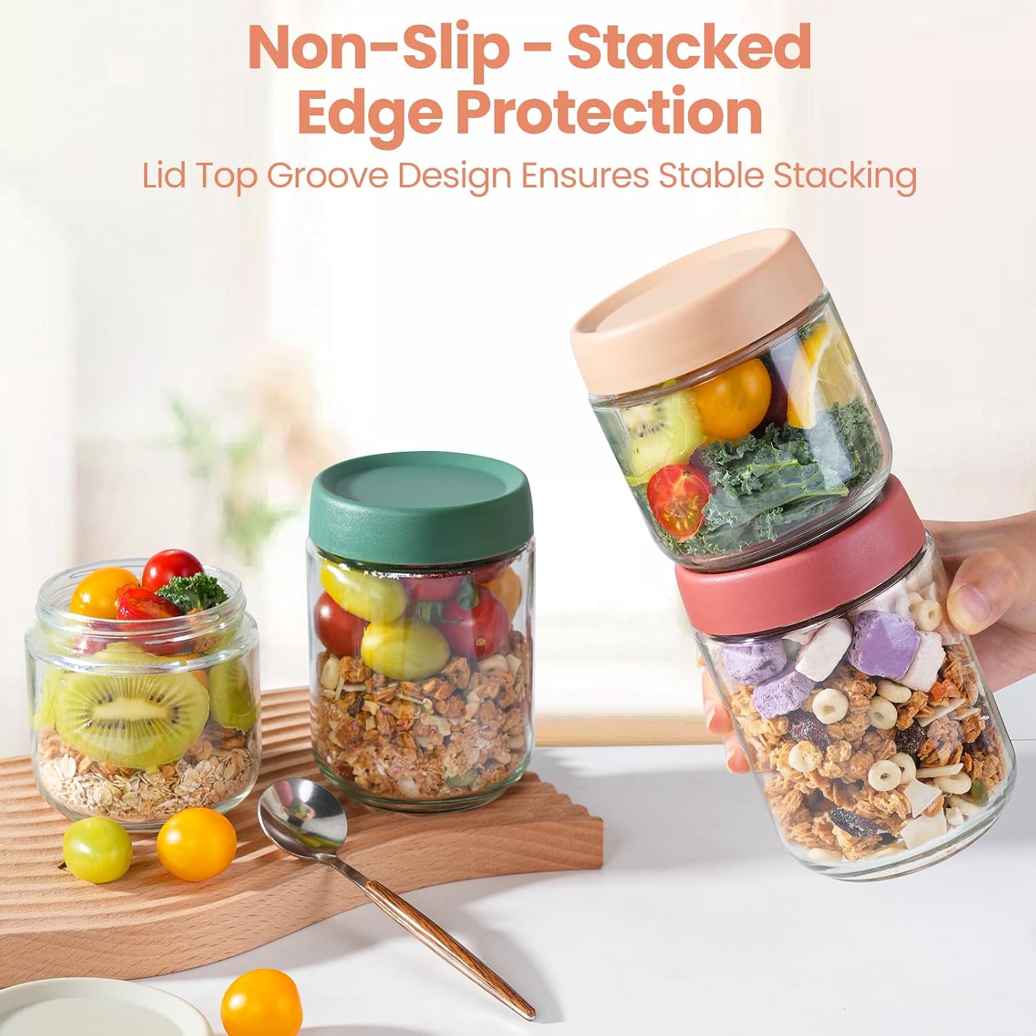 12er-Pack Overnight-Oats-Behäl – Food Storage Yogurt Bewertung und Preis