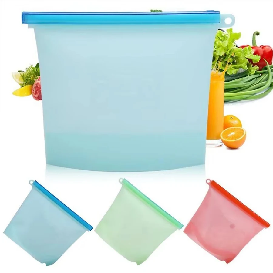 1000ml Wiederverwendbarer Sili – Food Storage Zipper Bewertung und Preis