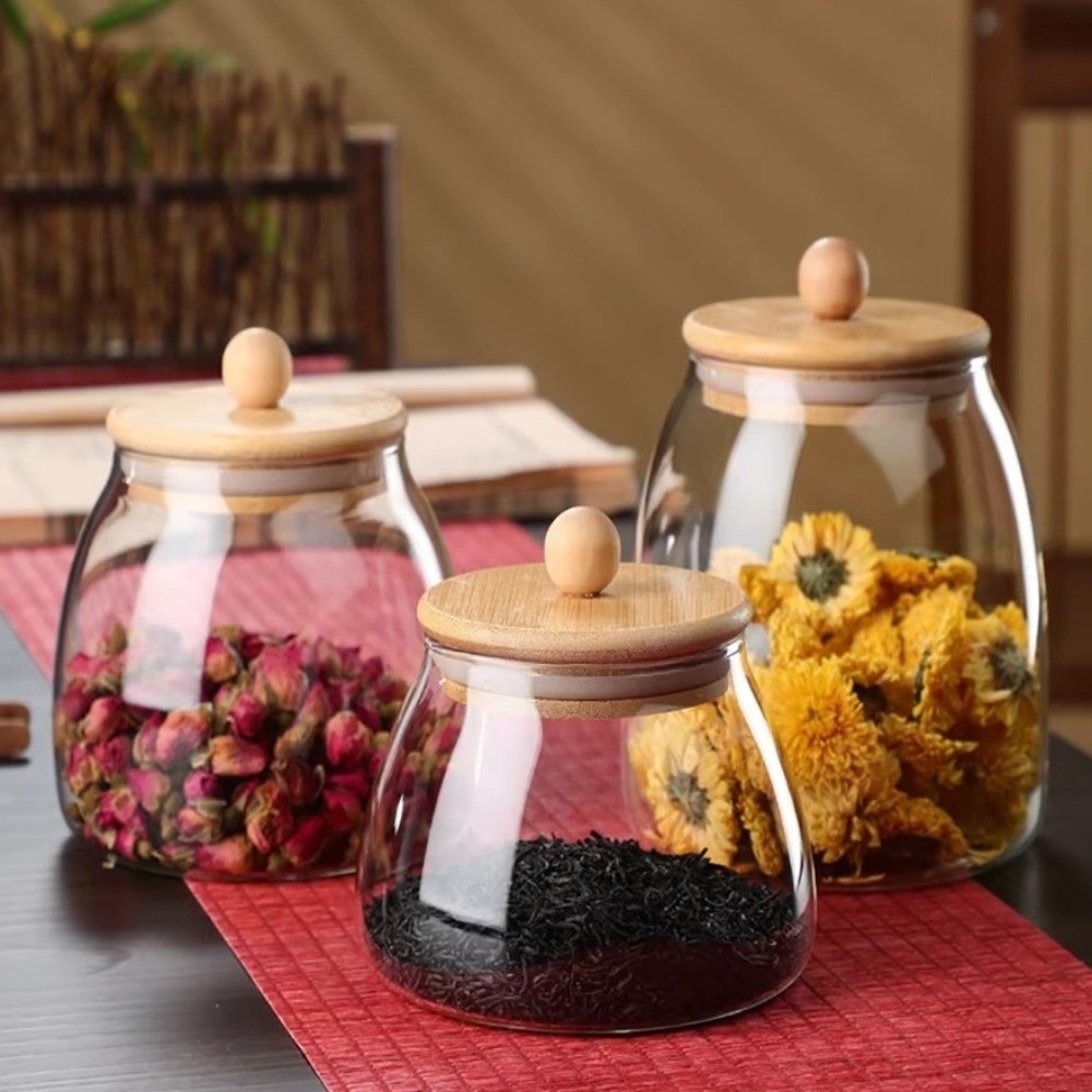 Transparente Luftdichte Glasbe – Food Storage Glass Containers Large Bewertung und Preis