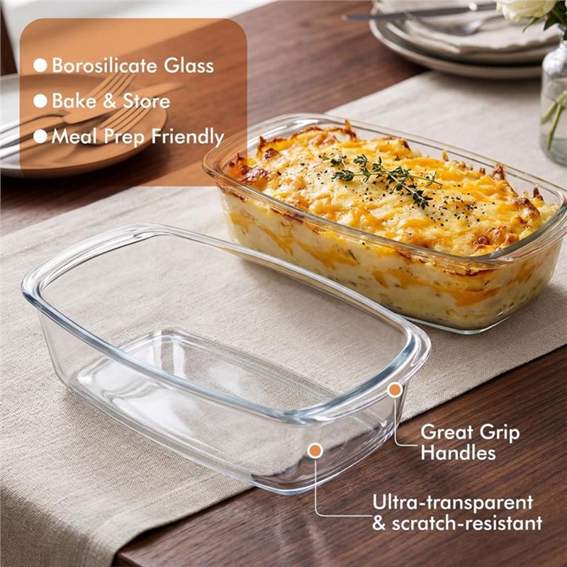 A25F-2-Pack GROSSE 7,6 Tassen/ – Food Storage Glass Containers Large Bewertung und Preis