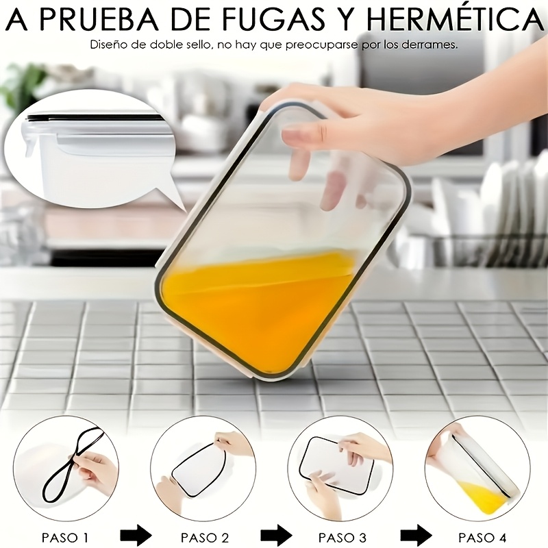 8-teiliges Set mit 4 Behältern – Food Storage Cupboard Bewertung und Preis