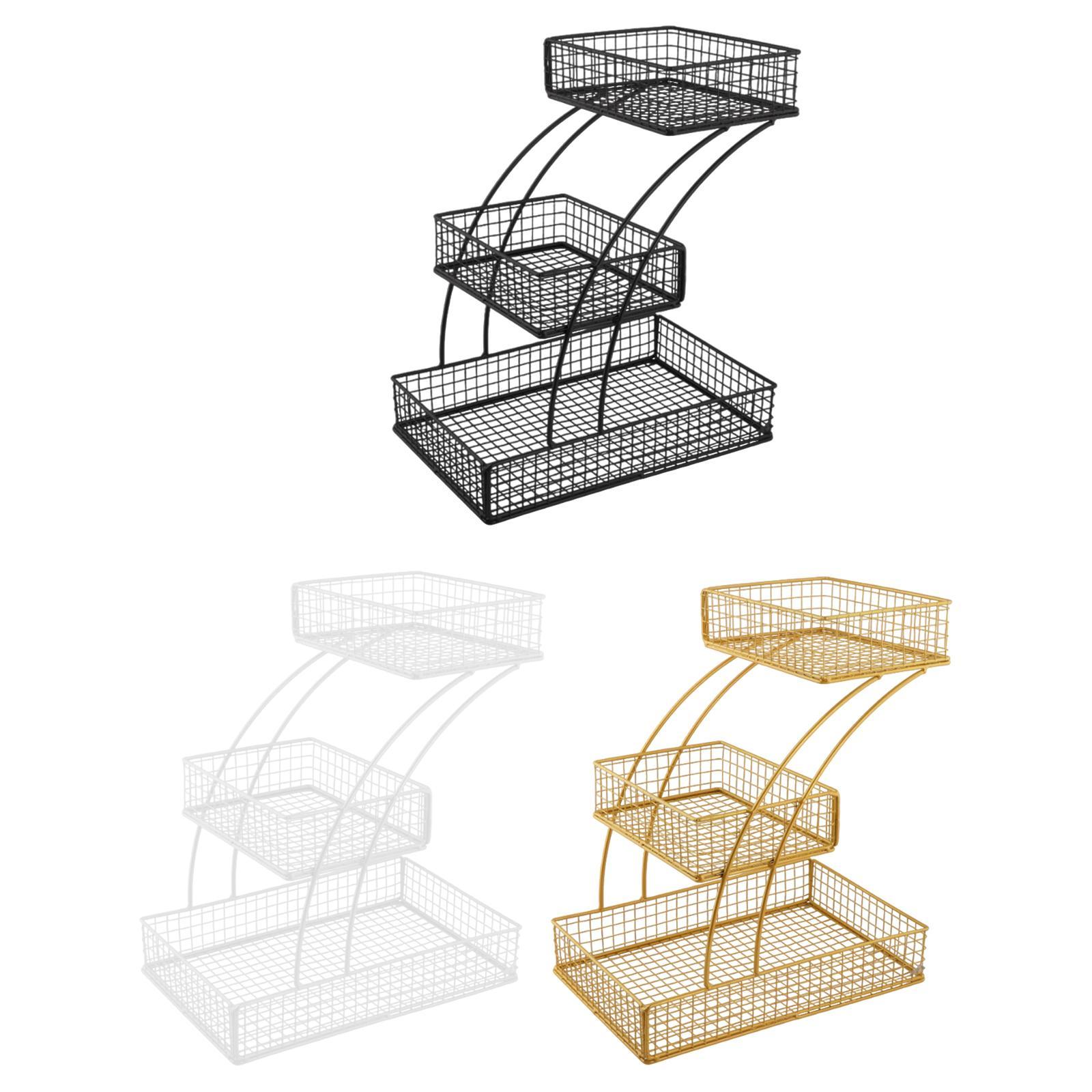 Dreistufiger Eisen-Obstkorb fü – Food Storage Rack For Kitchen Bewertung und Preis