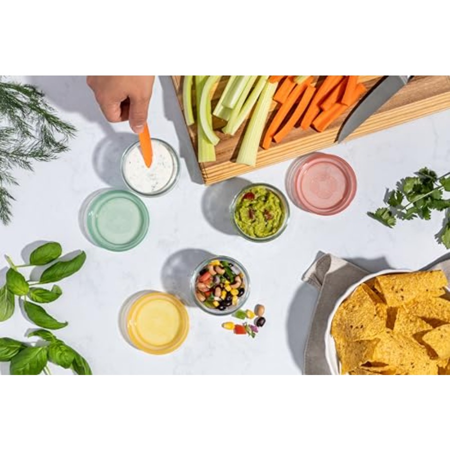 Farbige Glas-Mahlzeitvorbereit – Food Storage And Bewertung und Preis