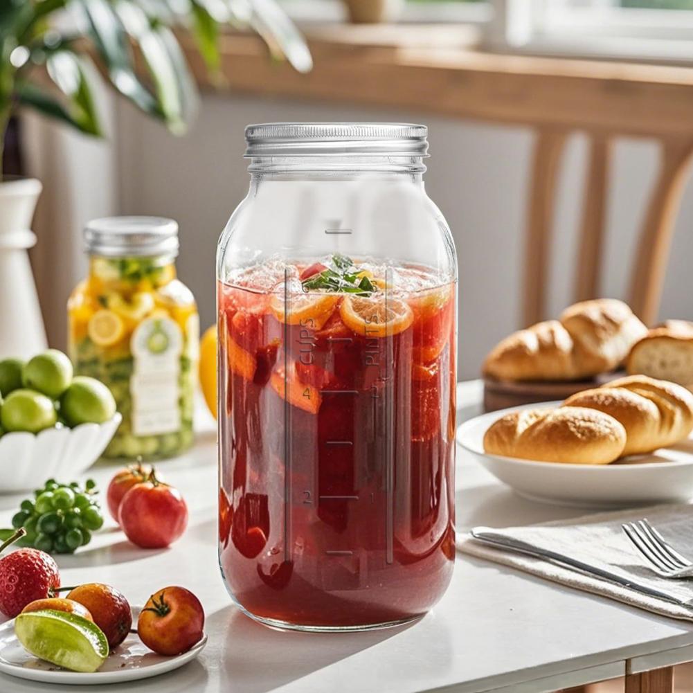 2000ML Weithals-Einmachglas au – Food Storage Glass Containers Large Bewertung und Preis