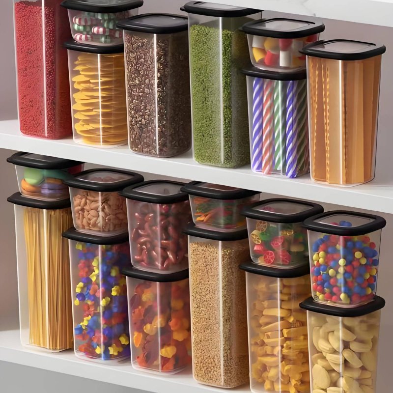6-teiliges Luftdichtes Lebensm – Food Storage Organization Bewertung und Preis