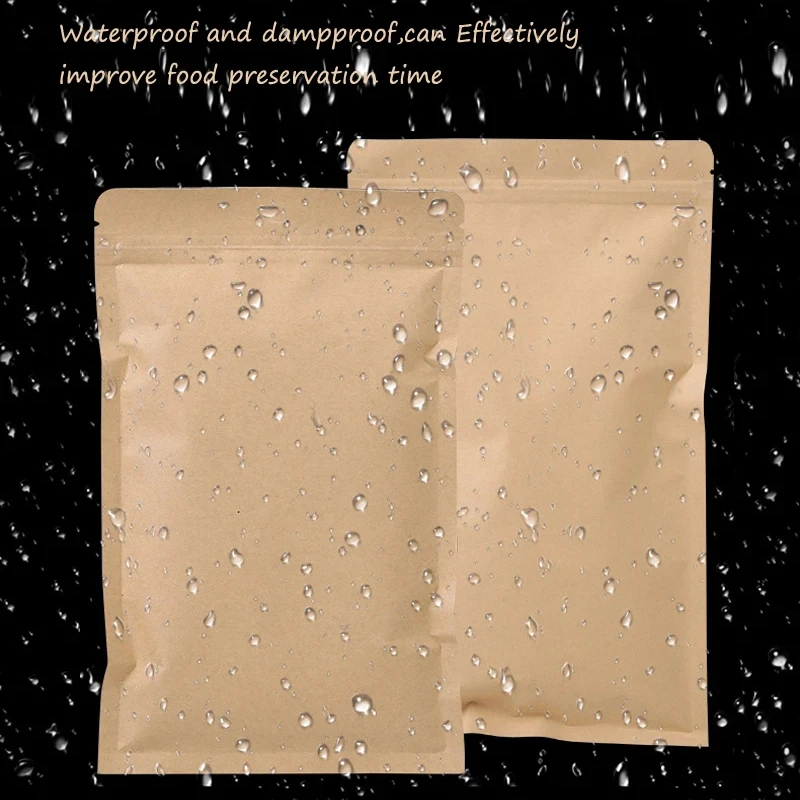 100 Stück braune Kraftpapier-B – Food Storage And Bewertung und Preis