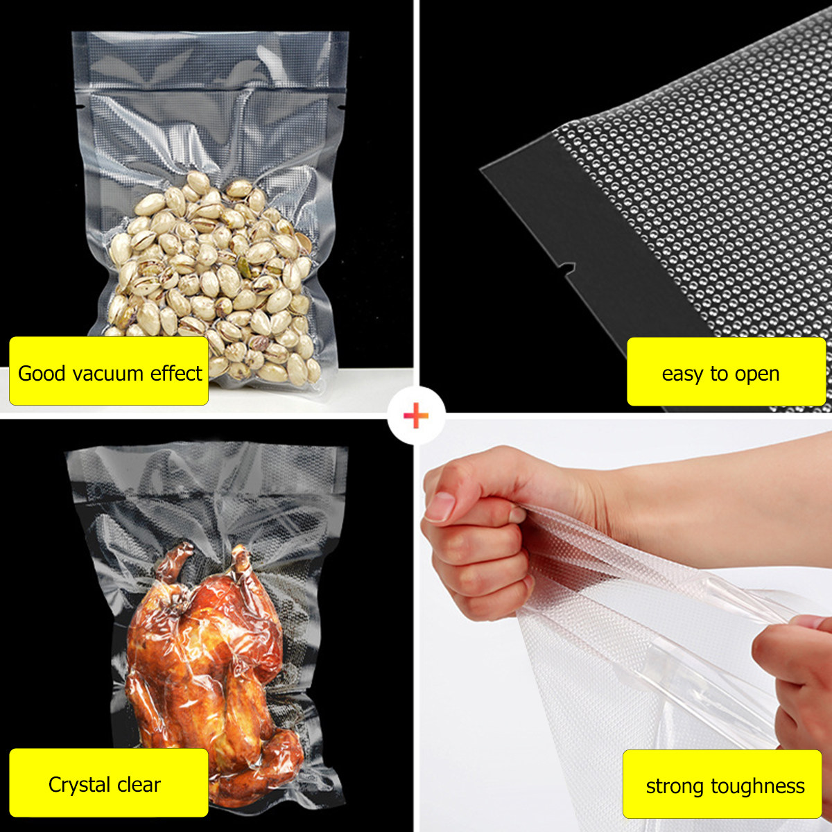 100 Stück Transparente Vakuum- – Food Storage And Bewertung und Preis