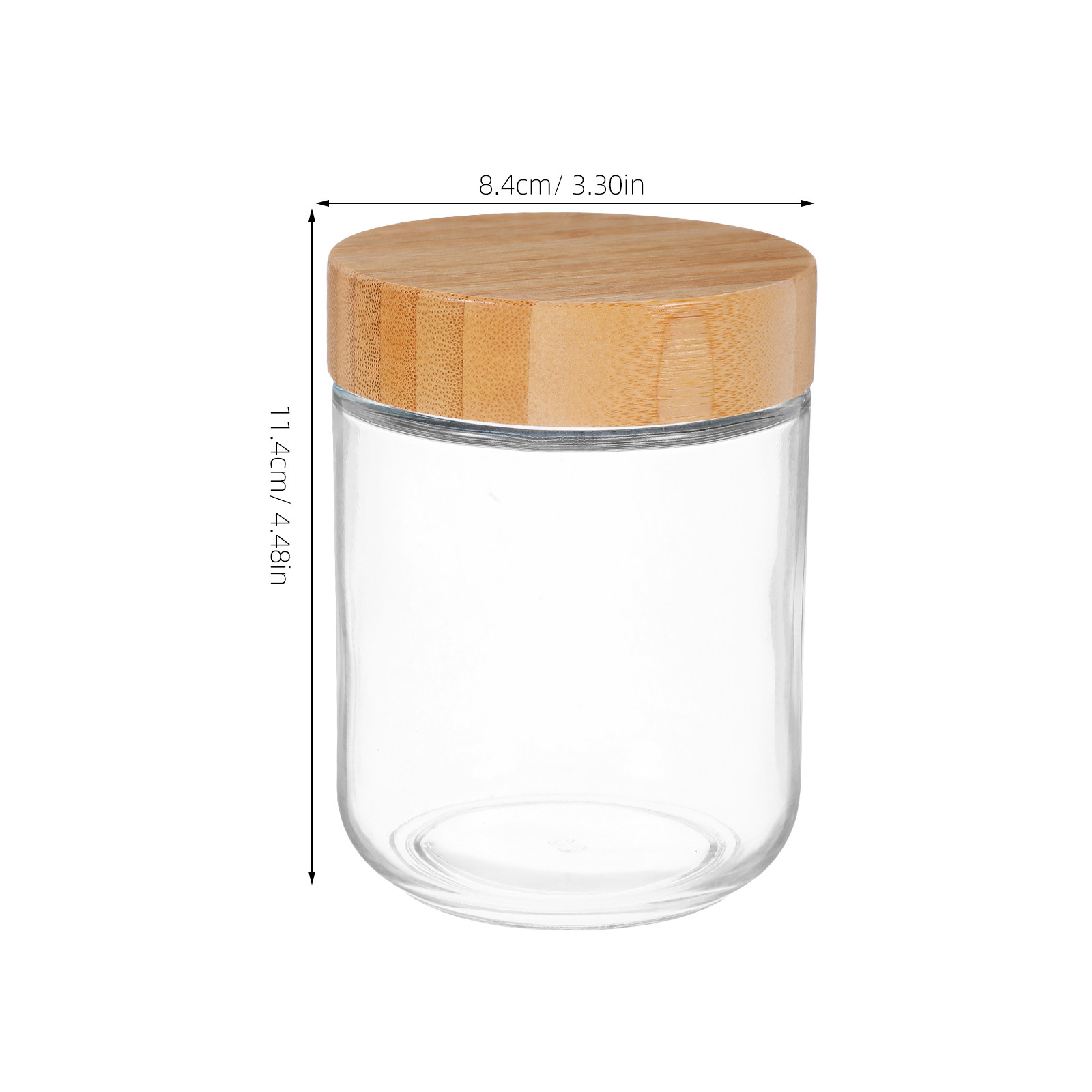 4 Stück Transparente Glasbehäl – Food Storage Organization Bewertung und Preis