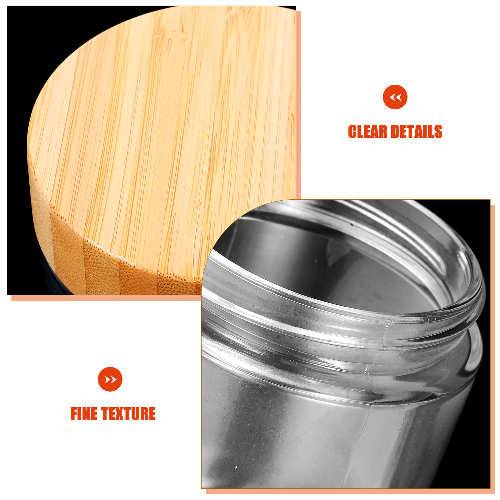 4 Stück Transparente Glasbehäl – Food Storage Organization Bewertung und Preis