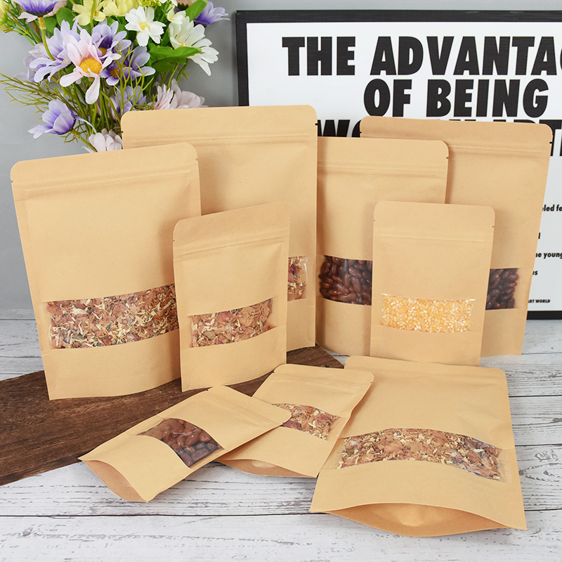 20/50 stücke Kraft Papier Zip- – Food Storage Zipper Bags Bewertung und Preis