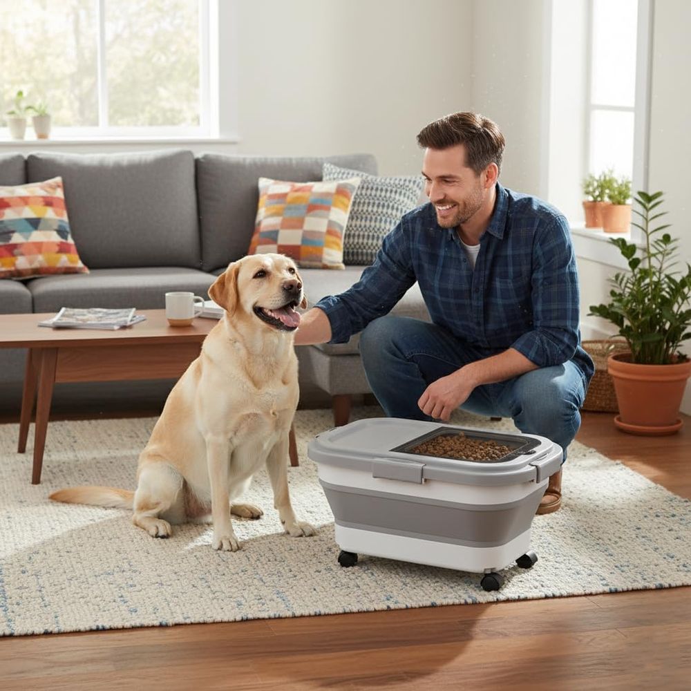 15 Pfund Futterbehälter für Hu – Food Storage For Dog Bewertung und Preis