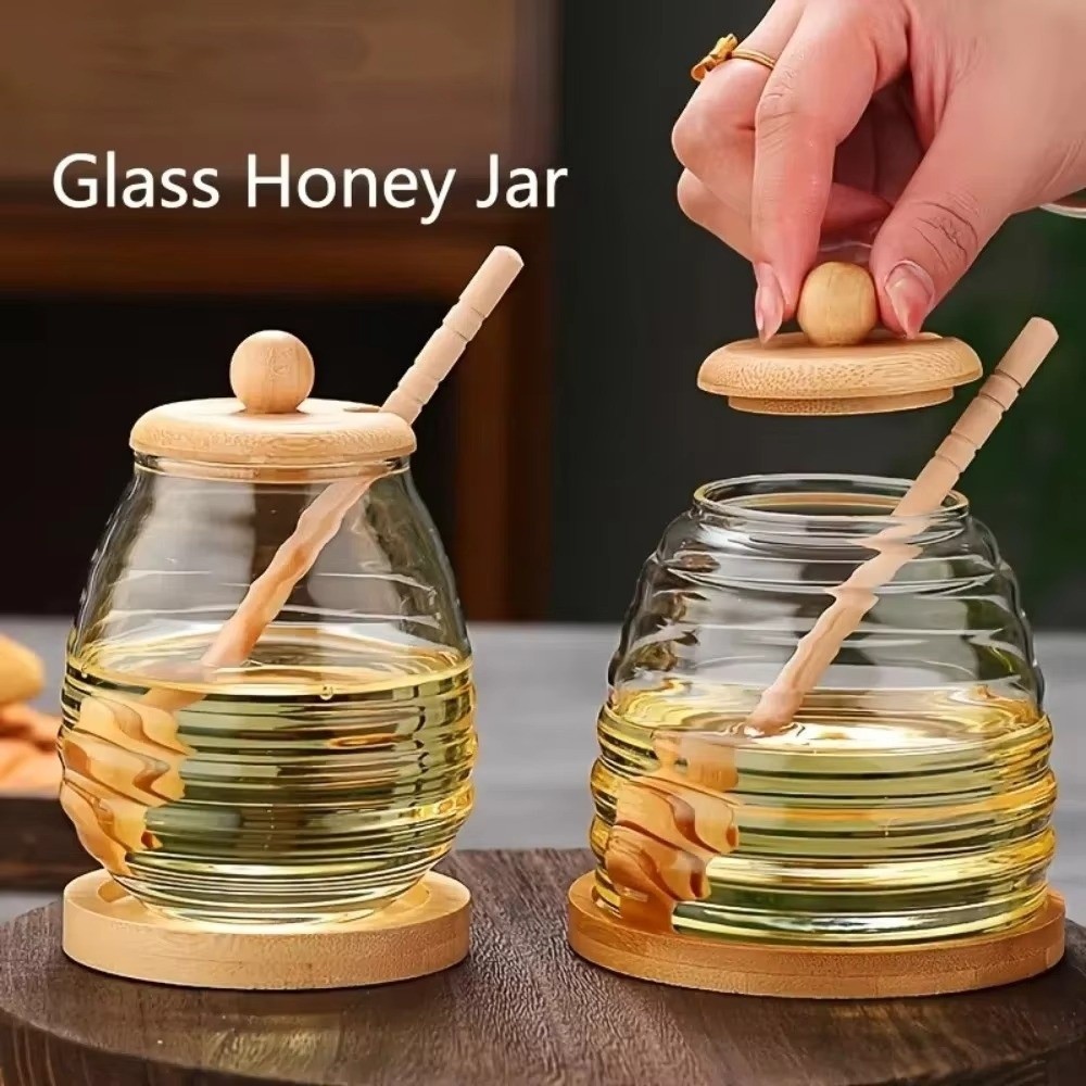 Transparenter Glas-Wabentopf 2 – Food Storage Glass Containers Large Bewertung und Preis